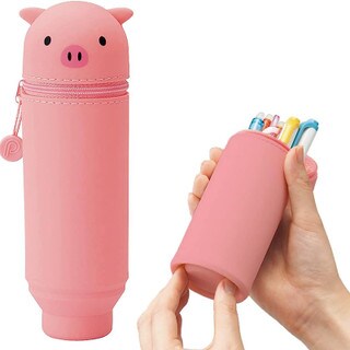 PuniLabo Pig Stand Up Pen Case